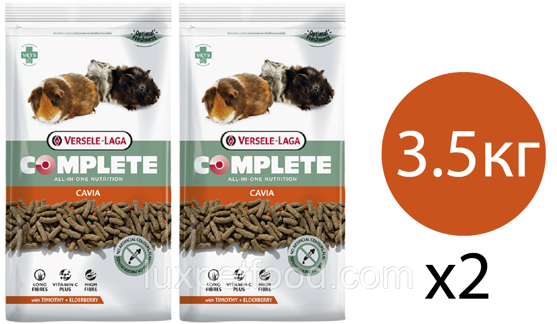 Versele Laga cavia Корм для морських свинок 3.5кг корм для гризунів верселе лага кавіа 3.5кгкомпліт, фото 1
