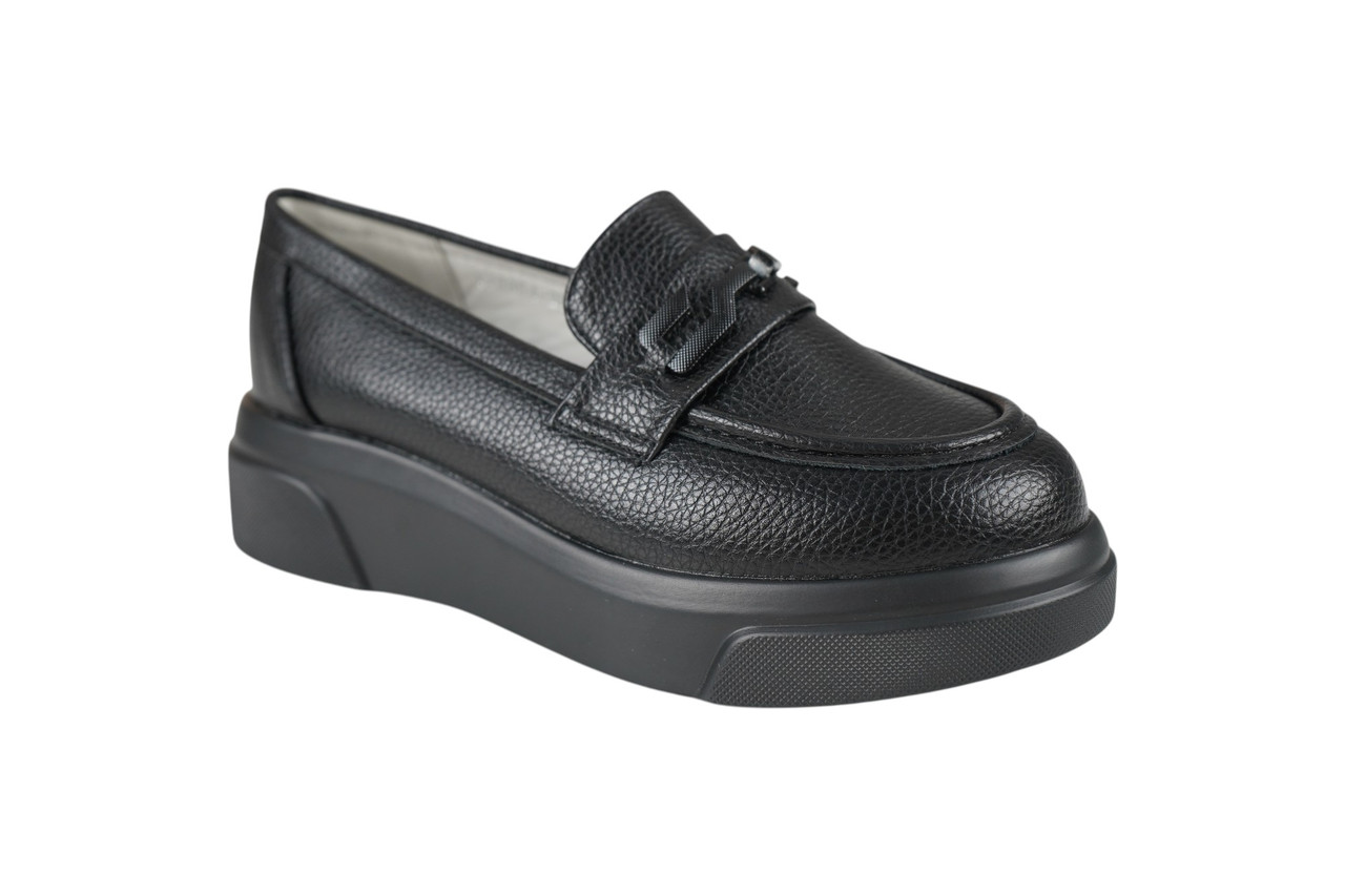 Дитячі лофери на дівчинку чорні (YJ3854-2), фото 1