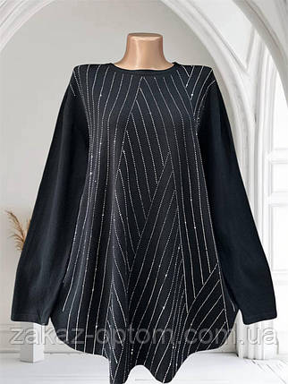 Светр жіночий батал оптом (52-60) Китай 25201-139120, фото 1