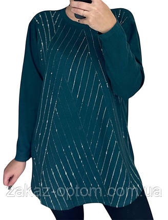 Светр жіночий батал оптом (52-60) Китай 25201-139125, фото 1