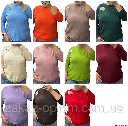 Светр жіночий оптом (52-58) Китай 25234-139126, фото 2