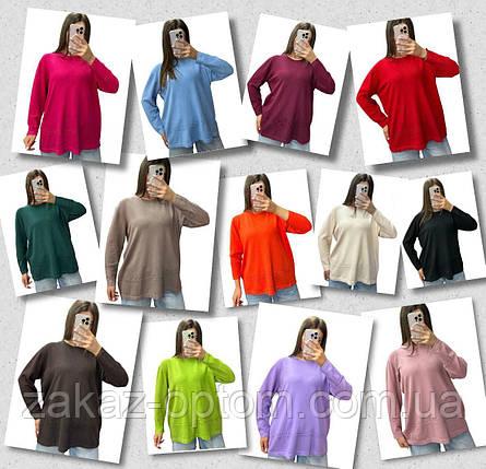 Светр жіночий оптом (48-58) Китай 25233-139135, фото 2