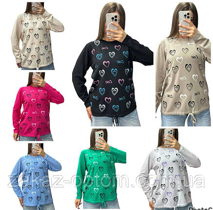 Светр жіночий на зав'язці оптом (48-52) Китай 25219-139144, фото 2