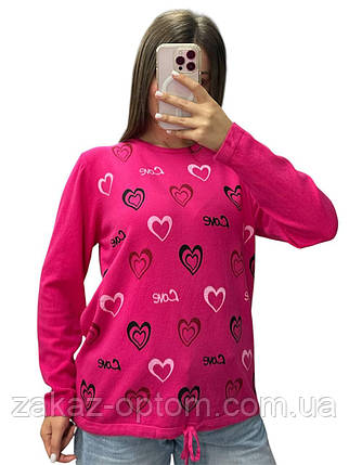 Светр жіночий на зав'язці оптом (48-52) Китай 25219-139145, фото 1