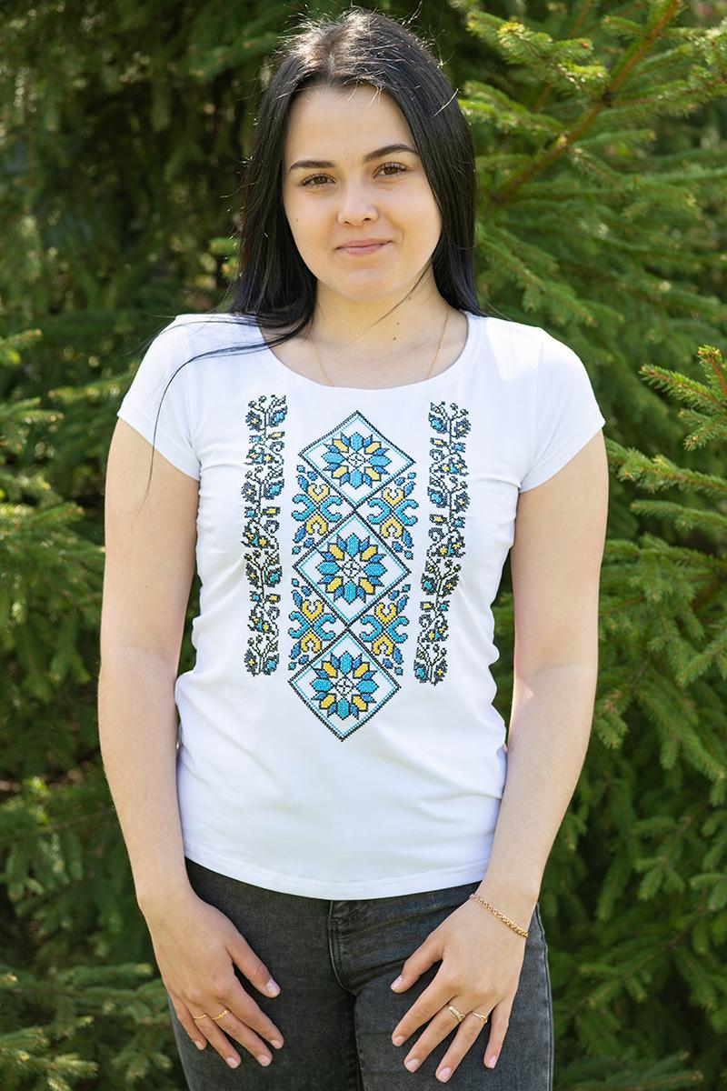 Π€ΡΡΠ±ΠΎΠ»ΠΊΠ° ΠΆΡΠ½ΠΎΡΠ° Π±ΡΠ»Π° Π· ΡΠΈΠ½ΡΠΎ-ΠΆΠΎΠ²ΡΠΎΡ Π²ΠΈΡΠΈΠ²ΠΊΠΎΡ Π³Π΅ΠΎΠΌΠ΅ΡΡΠΈΡΠ½ΠΈΠΉ ΠΎΡΠ½Π°ΠΌΠ΅Π½Ρ ΡΠΊΡΠ°ΡΠ½ΡΡΠΊΠΈΠΉ ΡΡΠΈΠ»Ρ XS-3XL