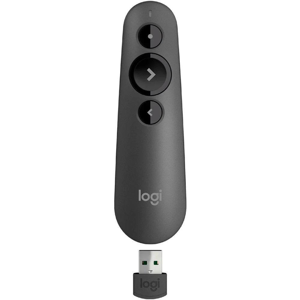 Презентер Logitech R500S Laser Presentation Remote Graphite (910-005843) Червоний DS, фото 1
