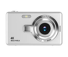 Дитячий фотоапарат у класичному стилі 4К Q12 Silver