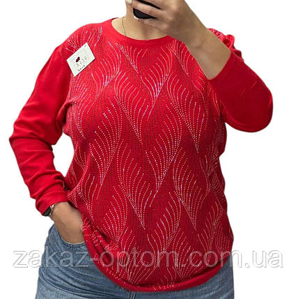 Светр жіночий батал оптом (52-60) Китай 25220-139161, фото 1