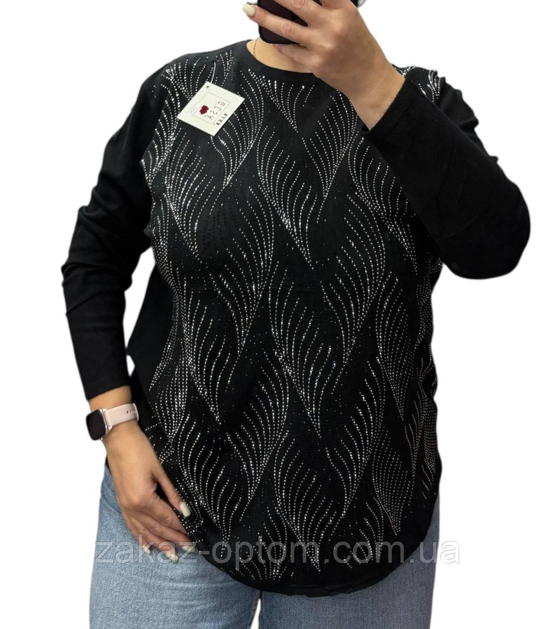 Светр жіночий батал оптом (52-60) Китай 25220-139162