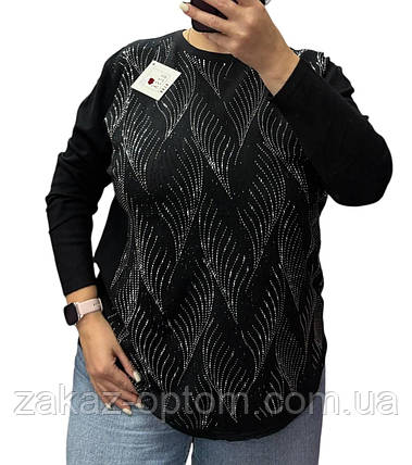 Светр жіночий батал оптом (52-60) Китай 25220-139162, фото 1