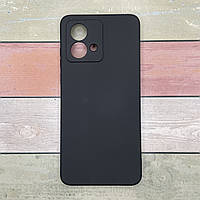 Чохол для Motorola Moto G84 силіконовий, протиударний Soft Touch, мікрофібра, чорний