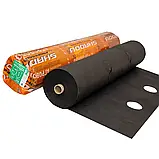 Агроволокно чорне з перфорацією 50г/м² • 2 отвори • 1.07×100 м • "Shadow" • Для мульчування та захисту., фото 4