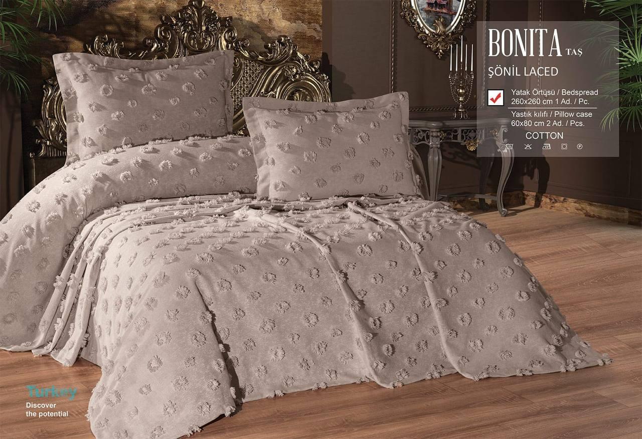 Покривало жакардове з наволочками Alara Bonita Tas - 260*260