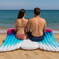 Надувний плотик Intex Крила Ангела 251×160 см — матрац для плавання на двох, арт. 58786, фото 5