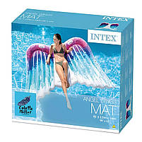 Надувний плотик Intex Крила Ангела 251×160 см — матрац для плавання на двох, арт. 58786, фото 3