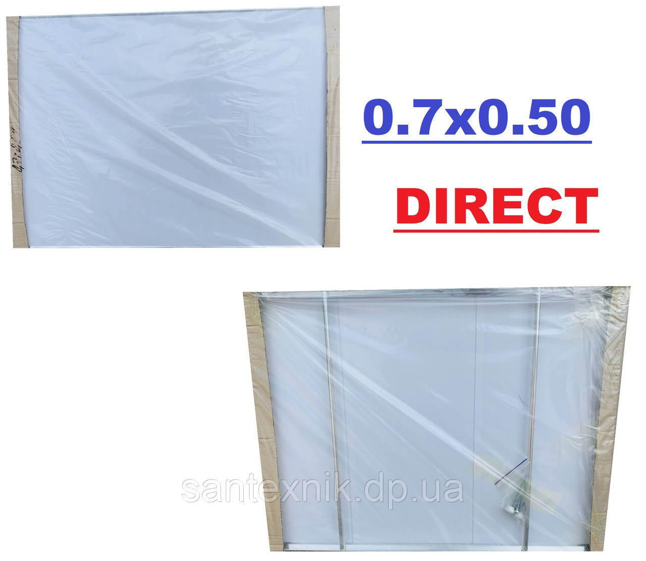 Панель для ванної Direct 0.7x0.50m Біла (екран під ванну), фото 1