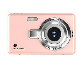 Дитячий фотоапарат у класичному стилі 4К Q12 Рожевий