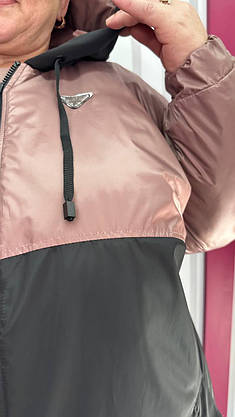 Демісезонна непромокальна куртка "Парка-2" великого розміра  66-68 70-72 74-76, фото 4