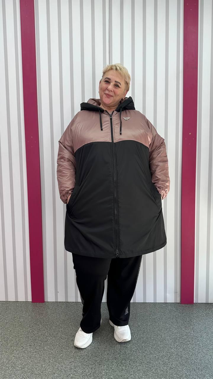 Демісезонна непромокальна куртка "Парка-2" великого розміра  66-68 70-72 74-76