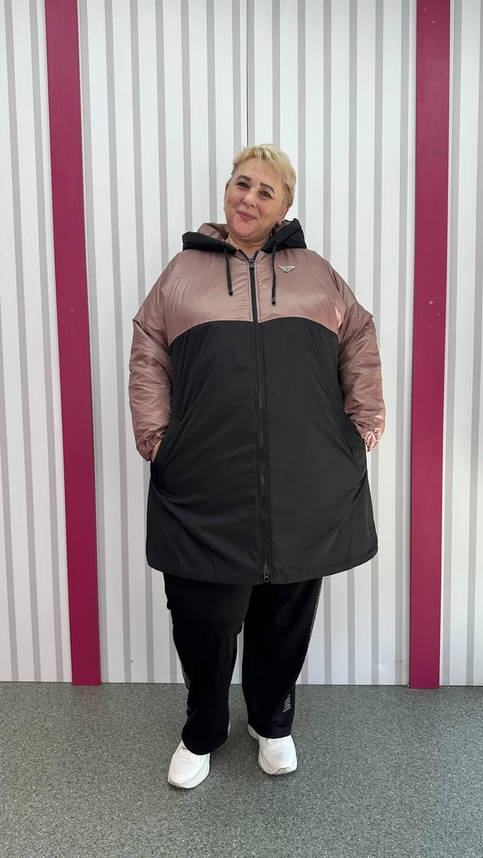 Демісезонна непромокальна куртка "Парка-2" великого розміра  66-68 70-72 74-76, фото 1