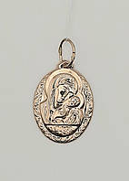 Підвіска - іконка "Касперська Богородиця" із золота