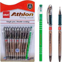 Ручка масляна "Athlon" 10+1 Ellott 1166 синя MZOPT