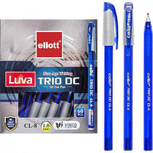 Ручка масляна "Trio DC" Ellott CL-8-60 синя MZOPT
