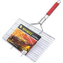 Решітка для мангала велика 45*25*2см, ручка 33см X1-221 MZOPT