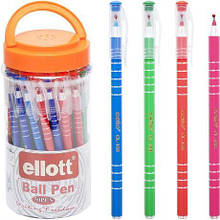 Ручка масляна "Ellott" CL168PVC синя MZOPT