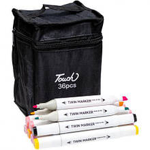 Набір скетч-маркерів 36 кольорів BV820-36 у сумці MZOPT