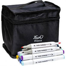 Набір скетч-маркерів 80 кольорів BV820-80 у сумці MZOPT