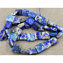 Намистини Лазурит натуральний грань 10мм