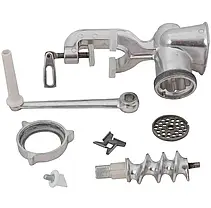 Ручна м'ясорубка з алюмінію — для м'яса, риби, овочів і горіхів, фото 4