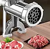 Ручна м'ясорубка з алюмінію — для м'яса, риби, овочів і горіхів, фото 6