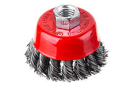 Щітка торцева Intertool 65 мм плетені