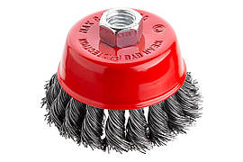 Щітка торцева Intertool 75 мм плетені