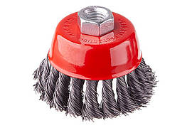 Щітка торцева Intertool 85 мм плетені