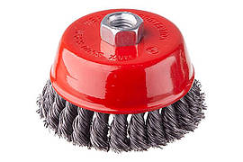 Щітка торцева Intertool 100 мм плетені