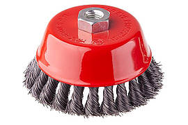 Щітка торцева Intertool 125 мм плетені