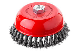 Щітка торцева Intertool 150 мм плетені