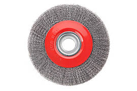 Щітка дискова Intertool 200 мм рифлена