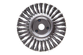 Щітка дискова Intertool 180 мм плетені