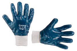 Рукавички Intertool Мастило-бензостійкі з м'яким манжетом 10.5" 6шт (120 шт.)