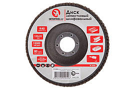 Круг пелюстковий торцевої Intertool 125 мм Р40