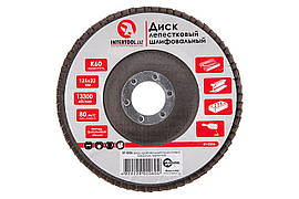 Круг пелюстковий торцевої Intertool 125 мм Р60