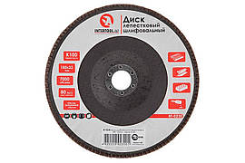 Круг пелюстковий торцевої Intertool 180 мм Р100