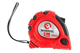 Рулетка Intertool 5 м х 19 мм супер-магніт