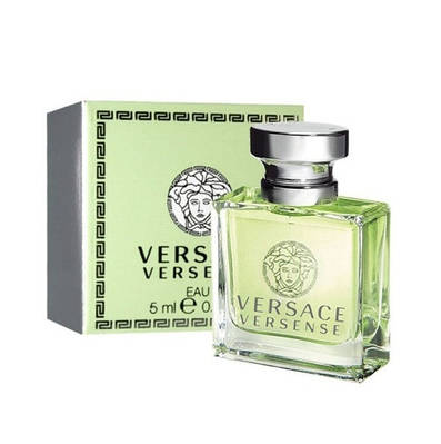 Мініатюра елітного парфуму Versace Versense edt 5ml mini оригінал, свіжий квітковий деревно-мускусний жіночий аромат
