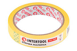 Стрічка малярська Intertool 19 мм х 20 м жовта (12 шт.)