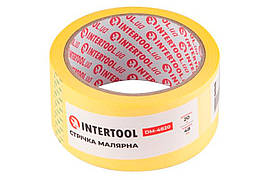 Стрічка малярська Intertool 48 мм х 20 м жовта (4 шт.)